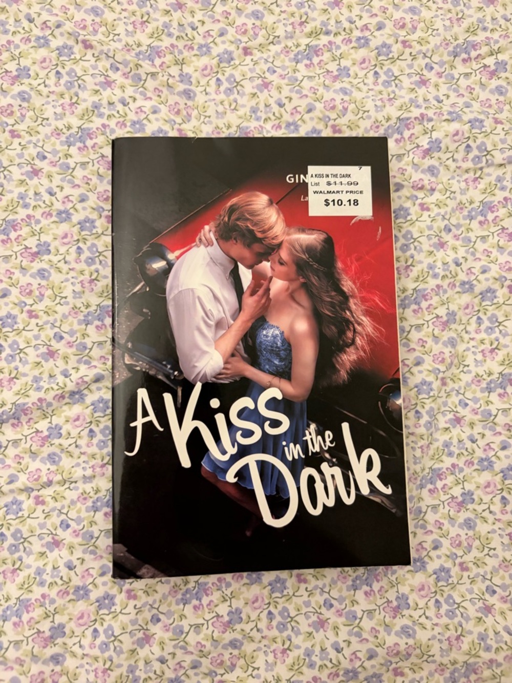 A Kiss in the Dark Paperback - Romance Novel with Blue Dress